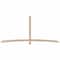 Ekena Millwork Bellingham Smooth Timber Gable Bracket, Douglas Fir, 108"W x 49"H x 1 1/2"D x 3 1/2"F, 11/12 Pitch GBW108X49X0204BEL00SDF - alternate 1